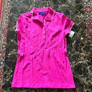 Pink Aeropostale shirt with collar